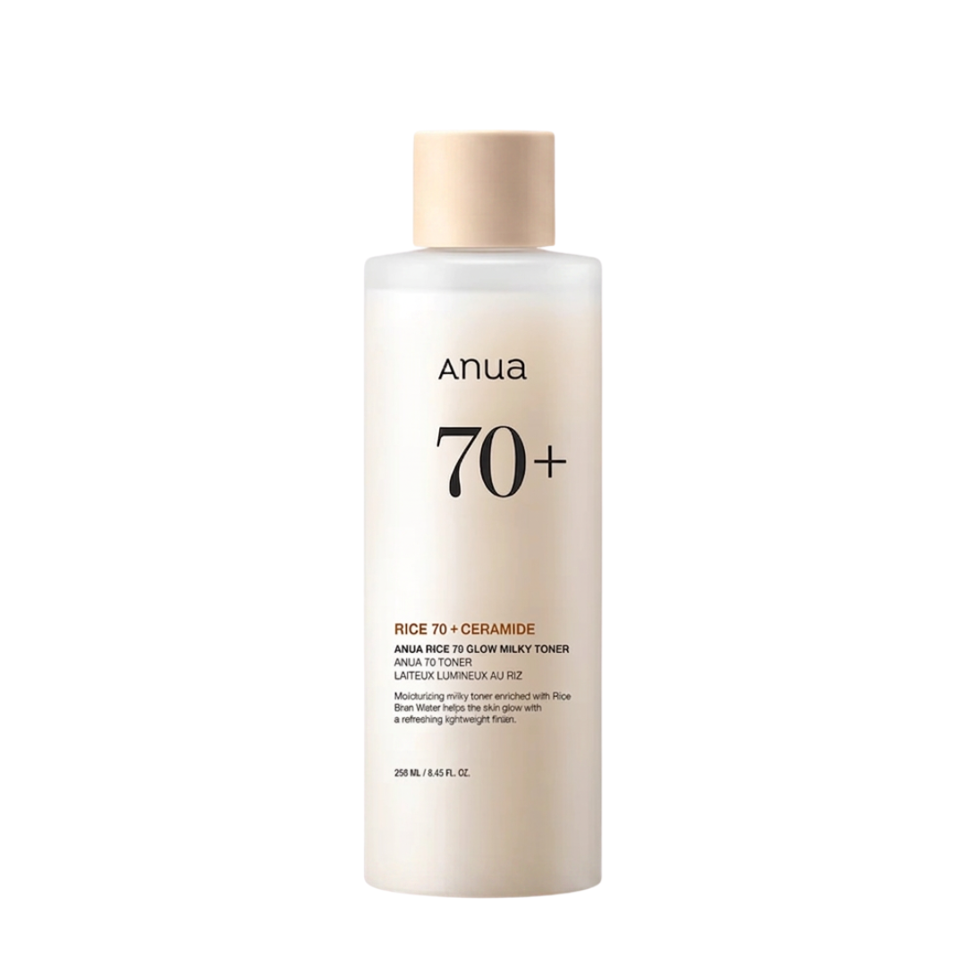 Tônico Facial Hidratante Anua Rice 70 Glow Milky Arroz