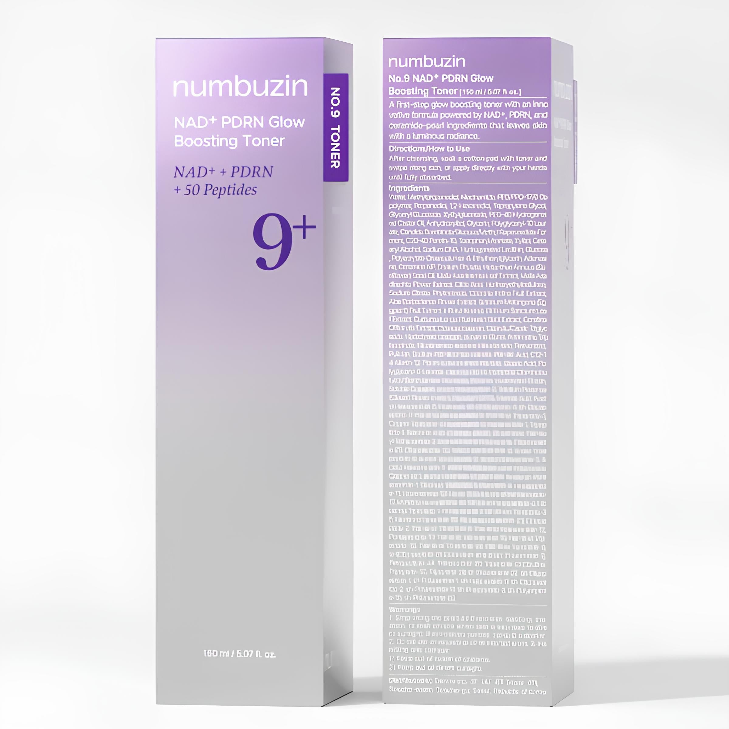 Kit Numbuzin No.9 NAD+ Anti-Idade Completo — Lifting, Retinol e Glow