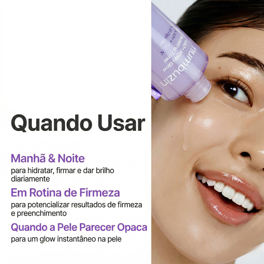 Kit Numbuzin No.9 NAD+ Anti-Idade Completo — Lifting, Retinol e Glow