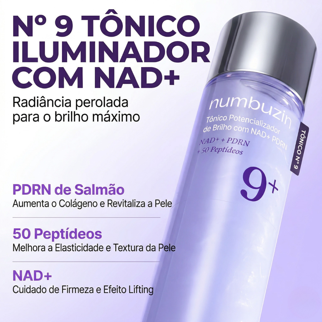 Numbuzin No.9 NAD+ PDRN Glow Boosting Toner — Tônico Iluminador