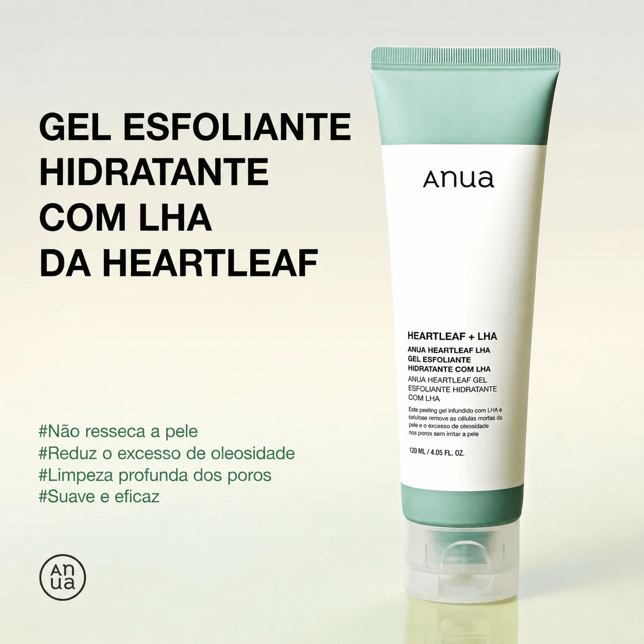 Esfoliante Facial em Gel Anua Heartleaf | Ácido Hialurônico