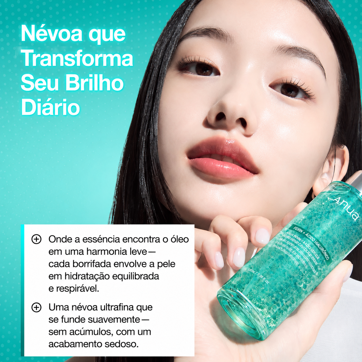 Spray Facial Hidratante com Ácido Hialurônico Anua