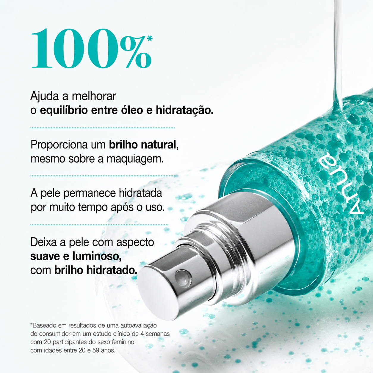 Spray Facial Hidratante com Ácido Hialurônico Anua