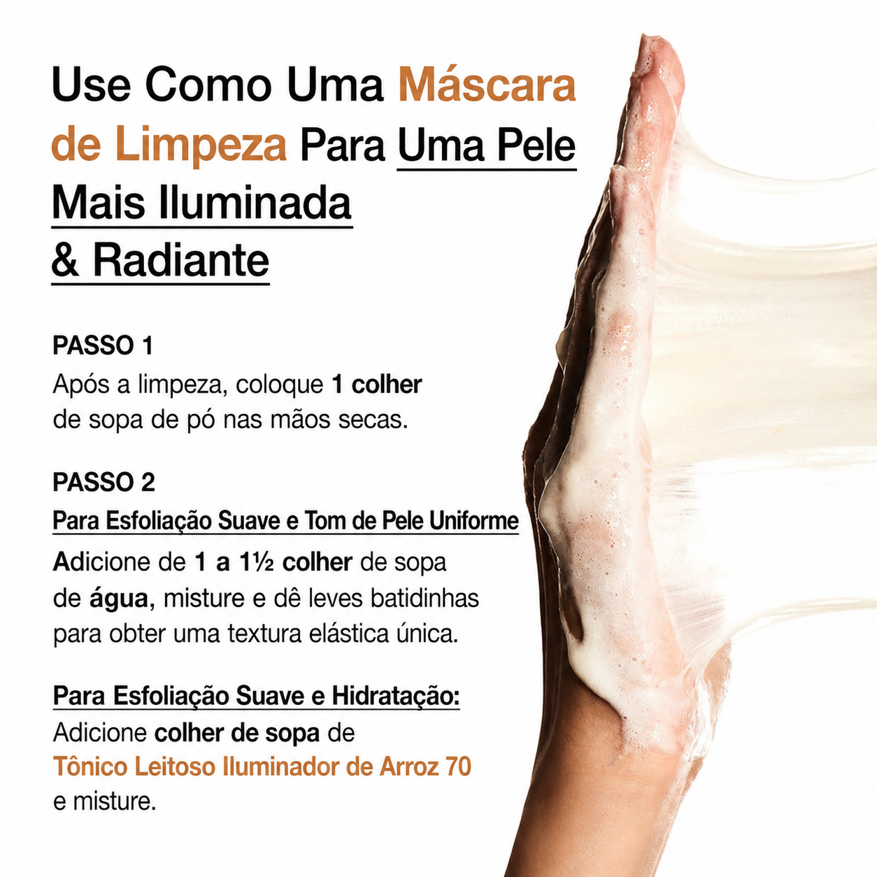 Esfoliante Facial em Pó Anua | Enzimas de Arroz + Ceramida