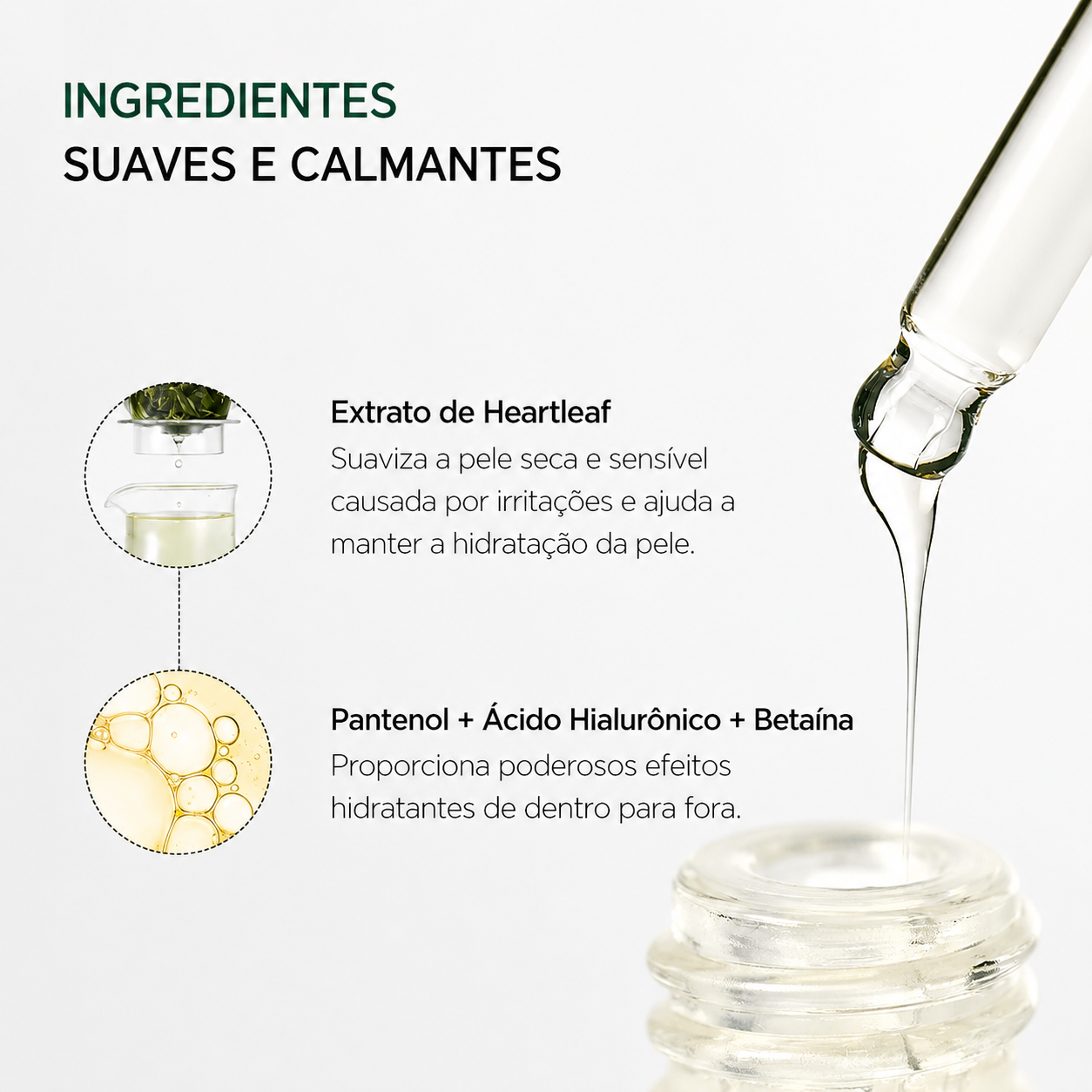 Sérum Calmante Anua Heartleaf 80% | Pele Sensível