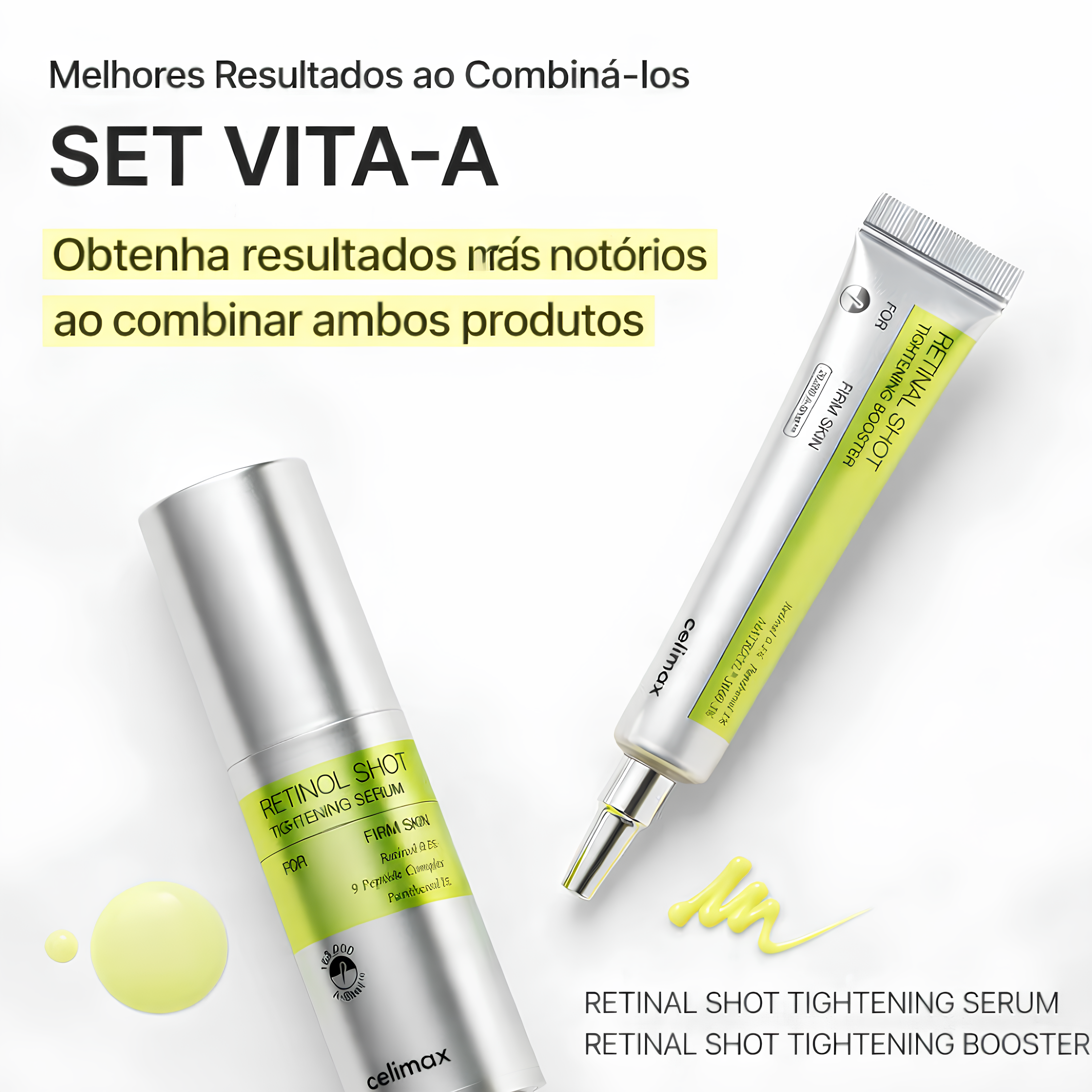 Kit Celimax Sérum Retinal + Retinol 0,1% | Antirrugas