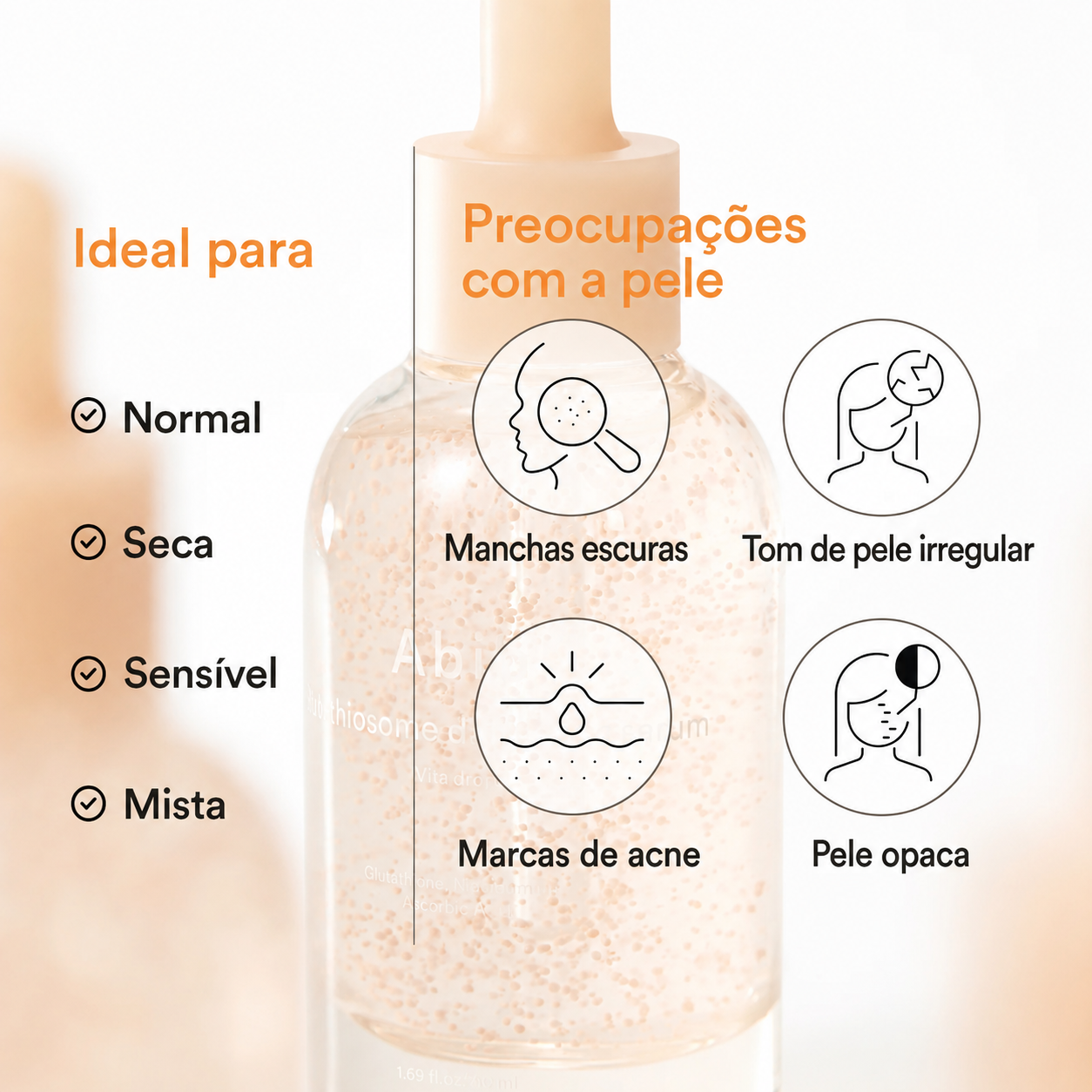 Sérum Glutationa + Vitamina C Abib | Clareador de Manchas Escuras