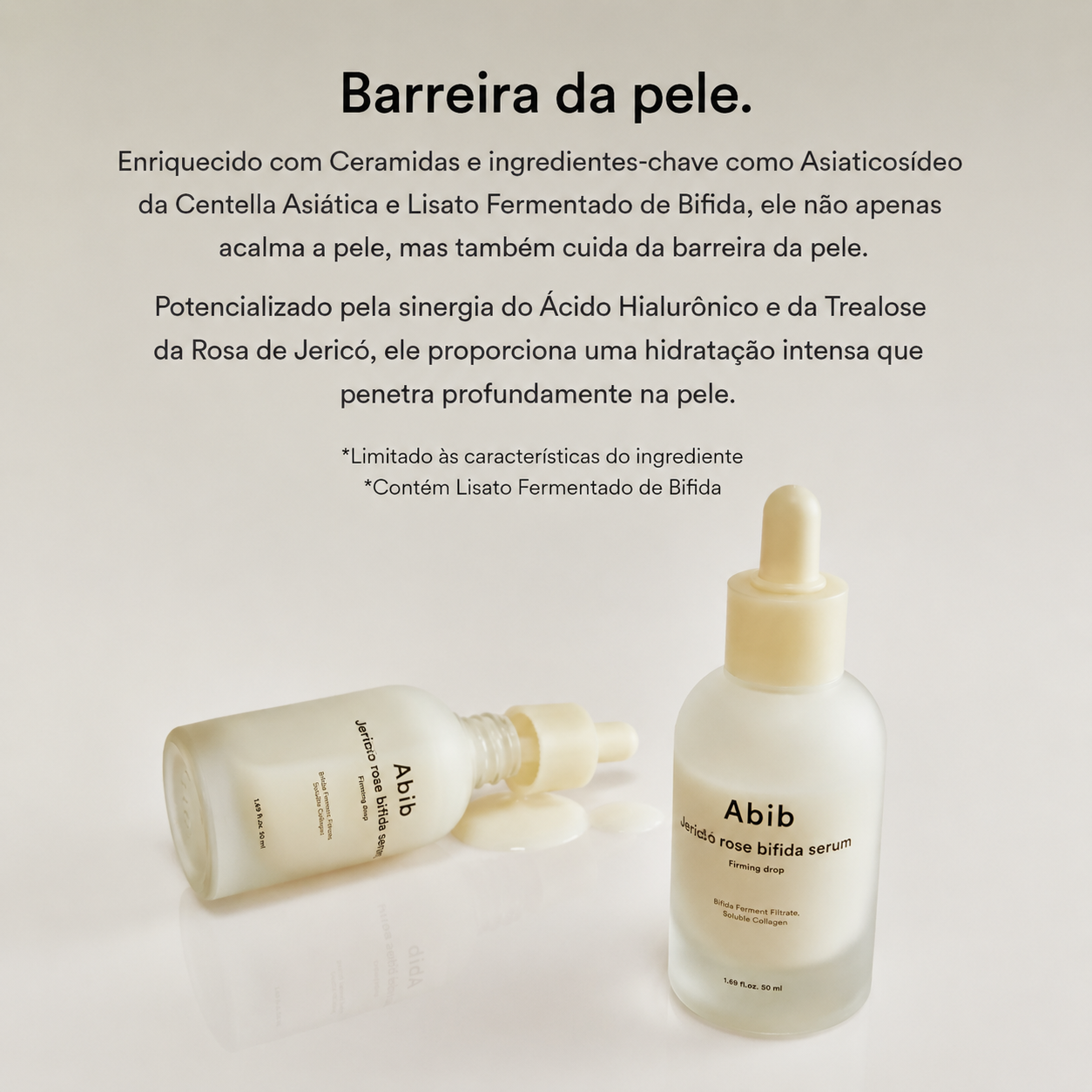 Sérum Ácido Hialurônico Abib Jericho Rose | Bakuchiol Firmador