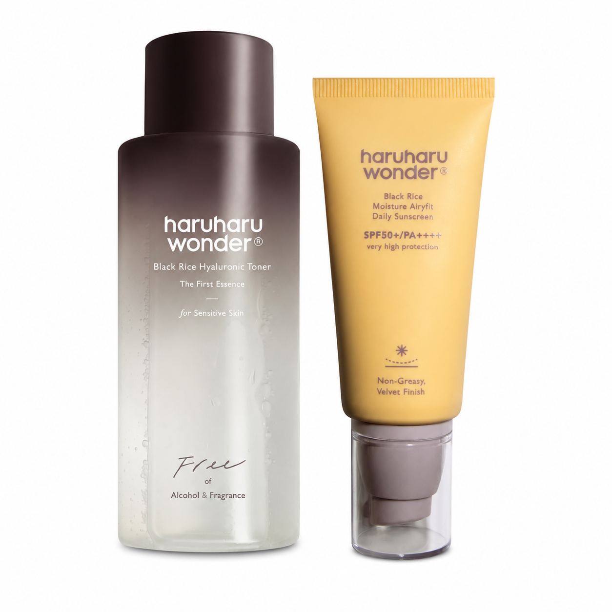 Kit Haruharu Wonder Pele Sensível | Tônico + Protetor Solar