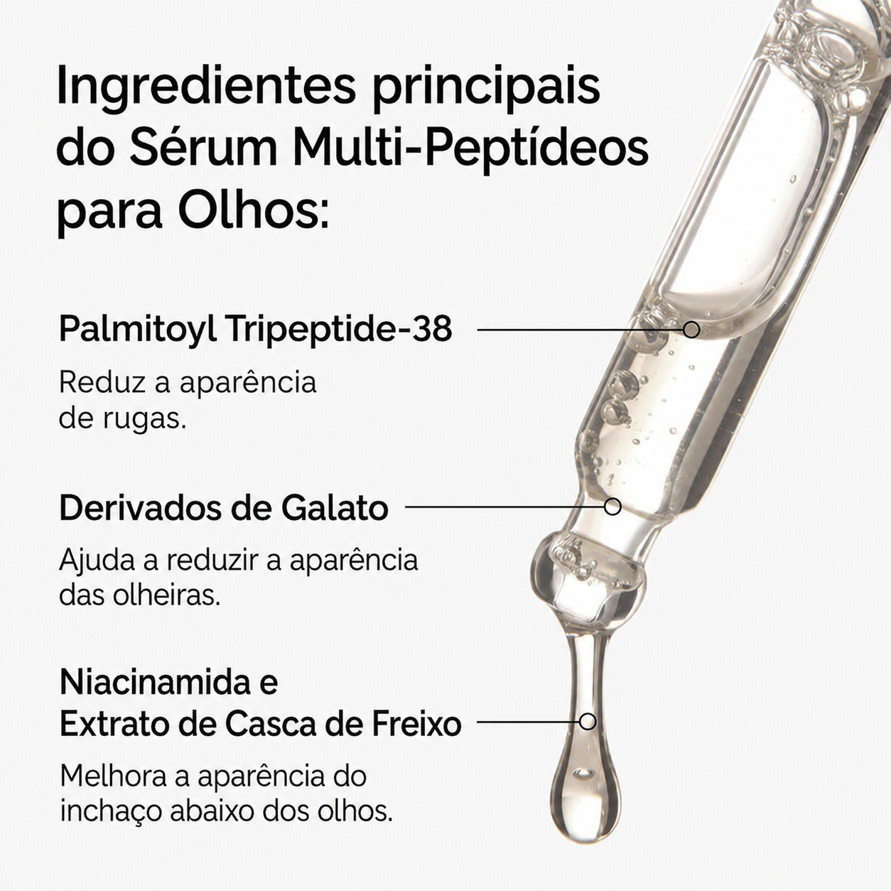 Sérum Antiolheiras Multipeptídeos The Ordinary | Olheiras e Rugas