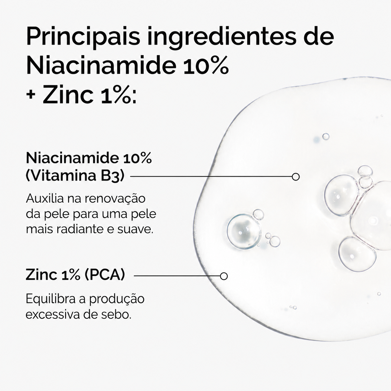Sérum Niacinamida 10% + Zinco 1% The Ordinary | Poros e Oleosidade