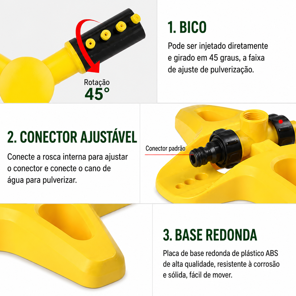 Aspersor Automático para Jardim