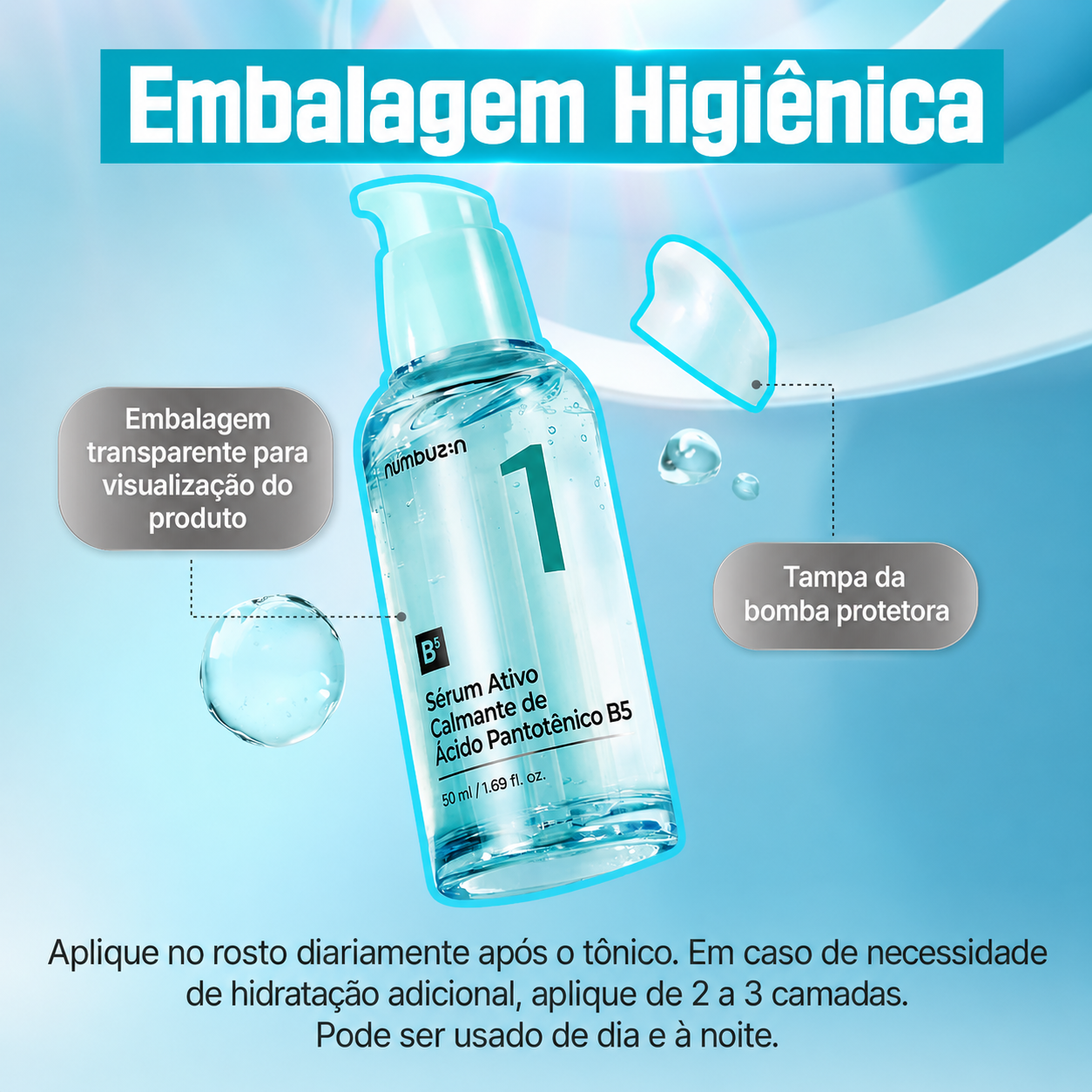 Sérum Facial Numbuzin No.1 Ácido Pantotênico B5 | Niacinamida 4%