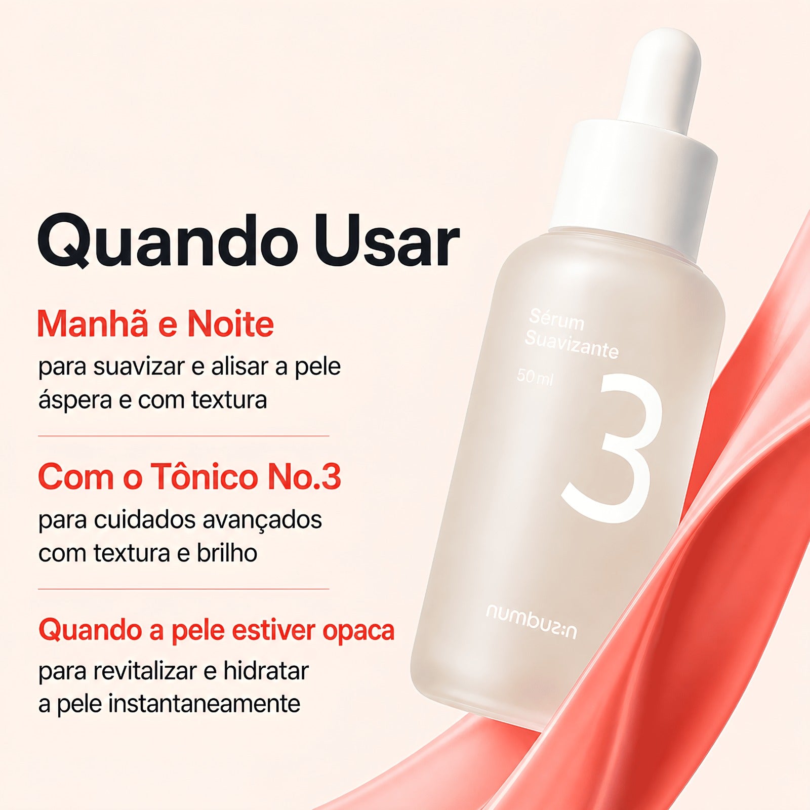 Sérum Niacinamida Numbuzin No.3 Poros e Textura