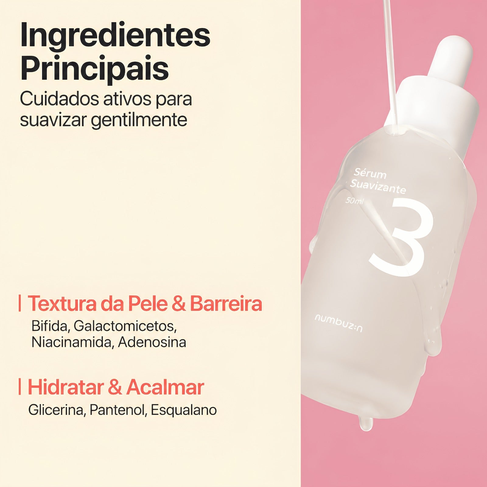 Sérum Niacinamida Numbuzin No.3 Poros e Textura