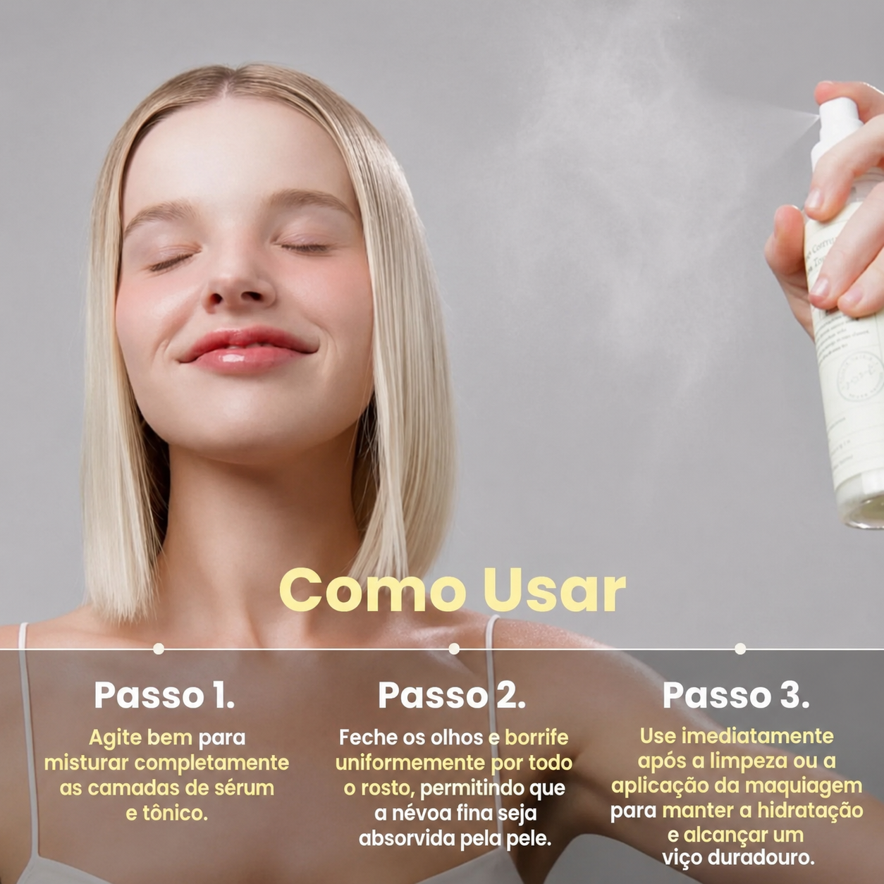 Tônico Facial Clareador AXIS-Y Vitamina C com Niacinamida 5%