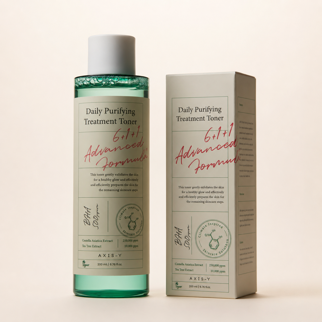 Tônico Facial Esfoliante Facial AXIS-Y para Poros com Centella Asiática