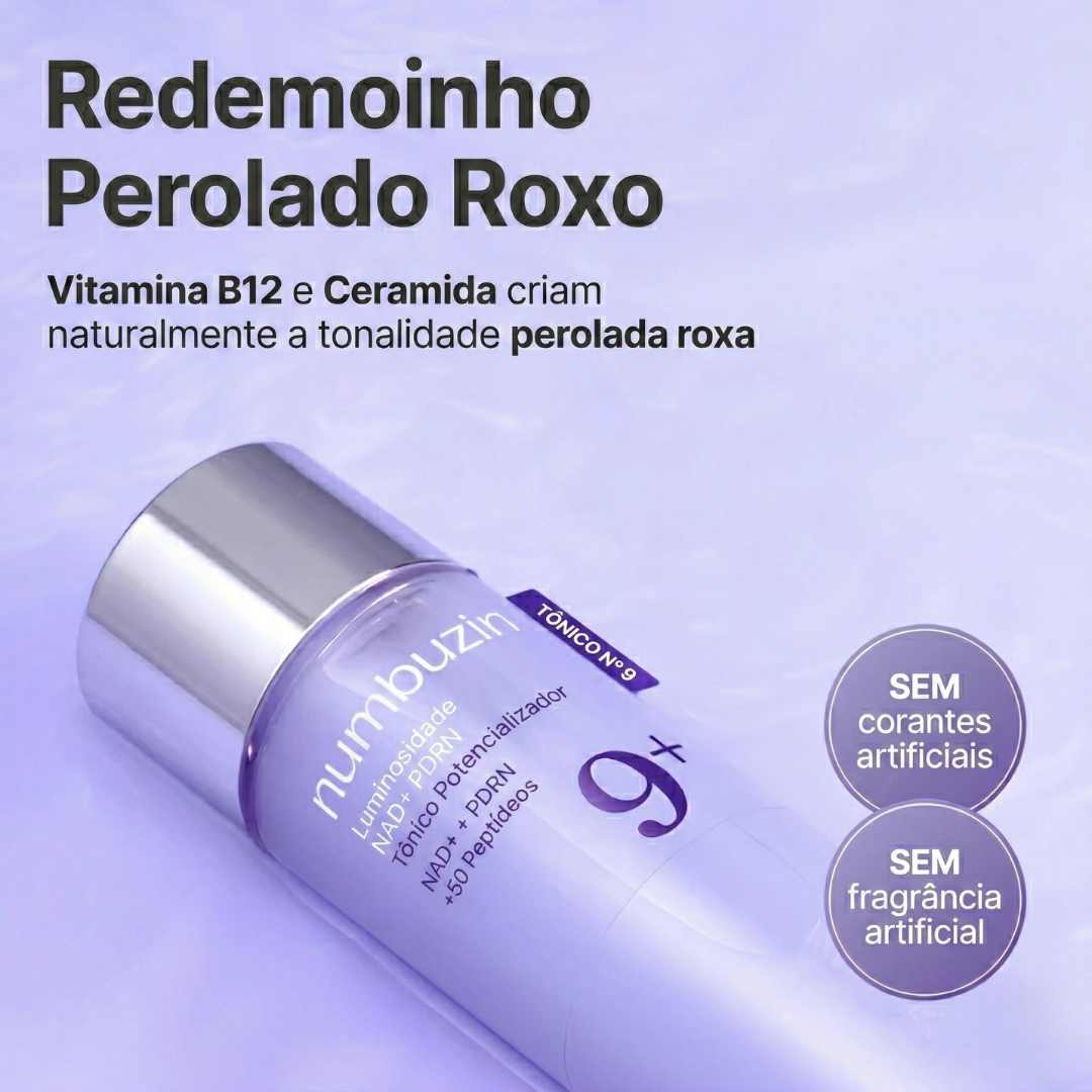 Kit Numbuzin No.9 NAD+ Anti-Idade Completo — Lifting, Retinol e Glow