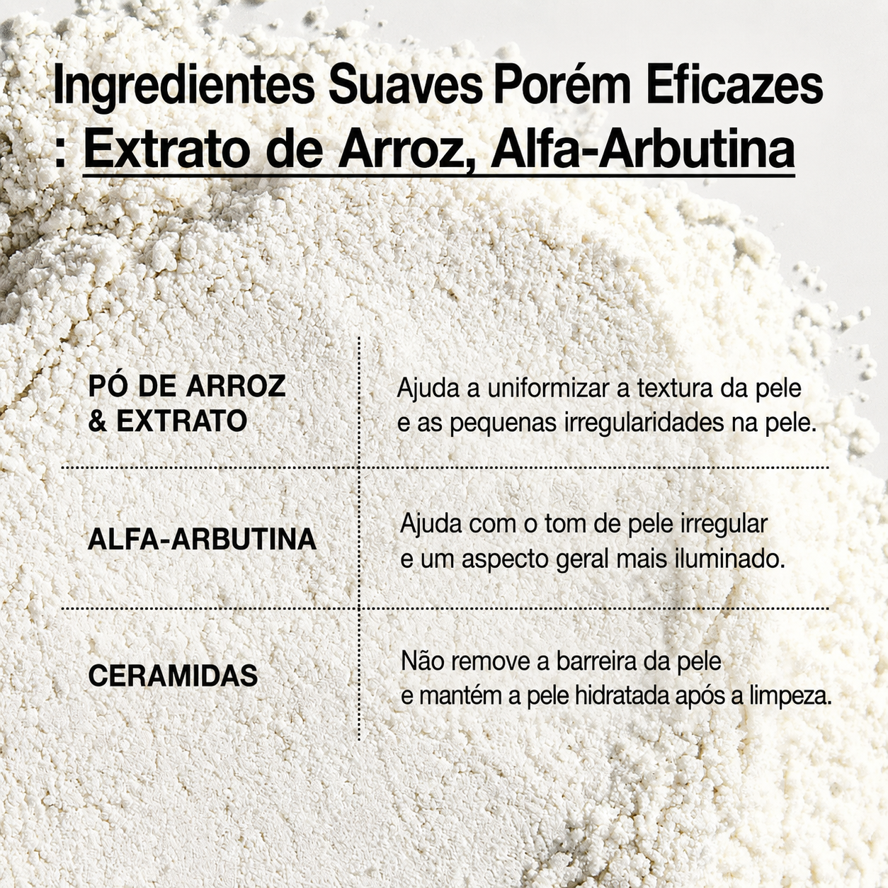 Esfoliante Facial em Pó Anua | Enzimas de Arroz + Ceramida