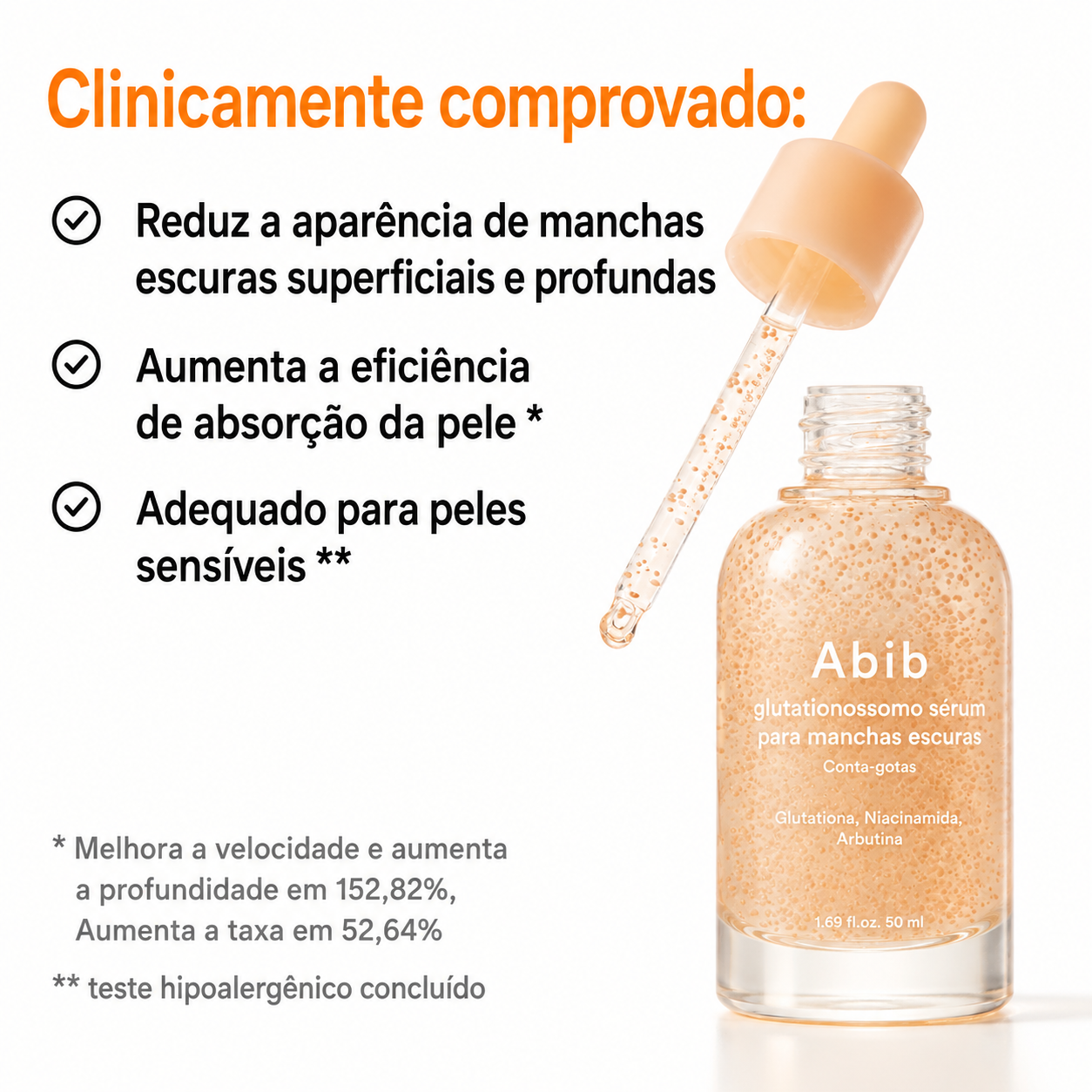 Sérum Glutationa + Vitamina C Abib | Clareador de Manchas Escuras