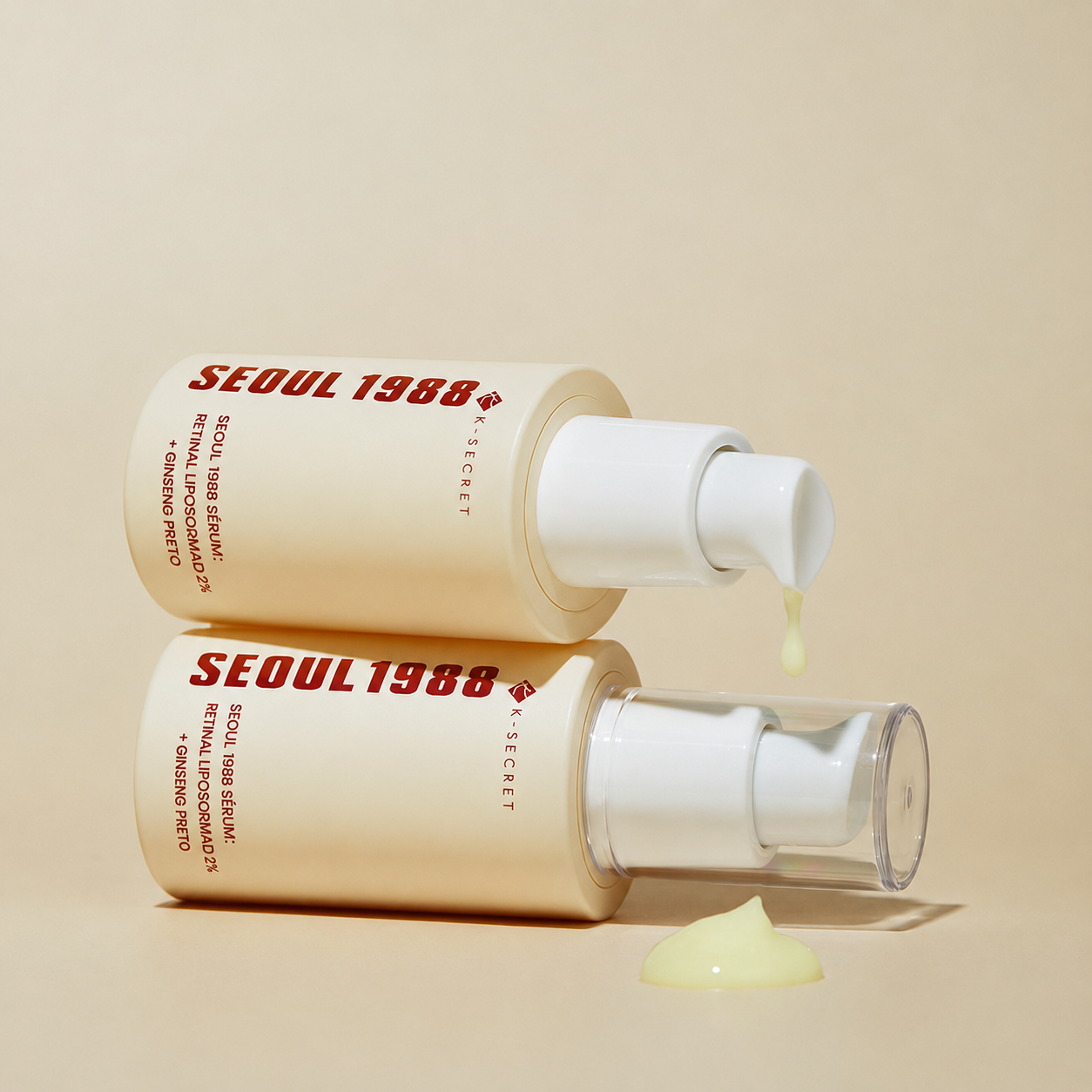 Sérum Retinal 2% K-Secret Seoul 1988 | Ginseng Preto Antirrugas