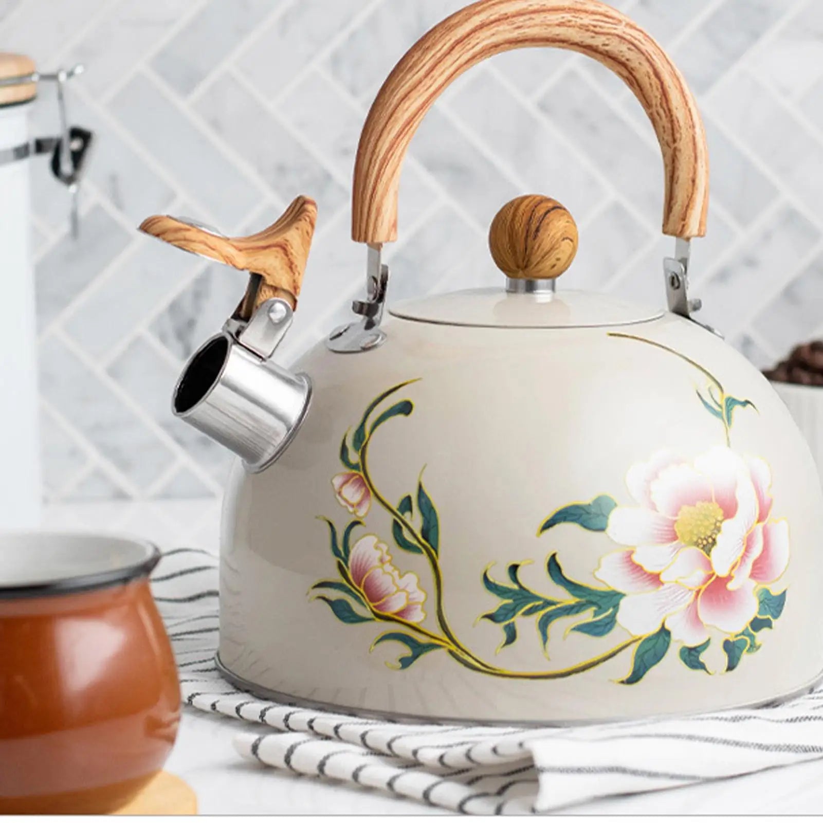Chaleira Floral Retrô 3L