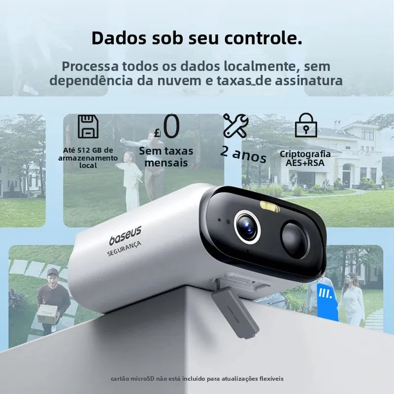 Câmera de Segurança Solar 2K Inteligente - Baseus S1 Lite